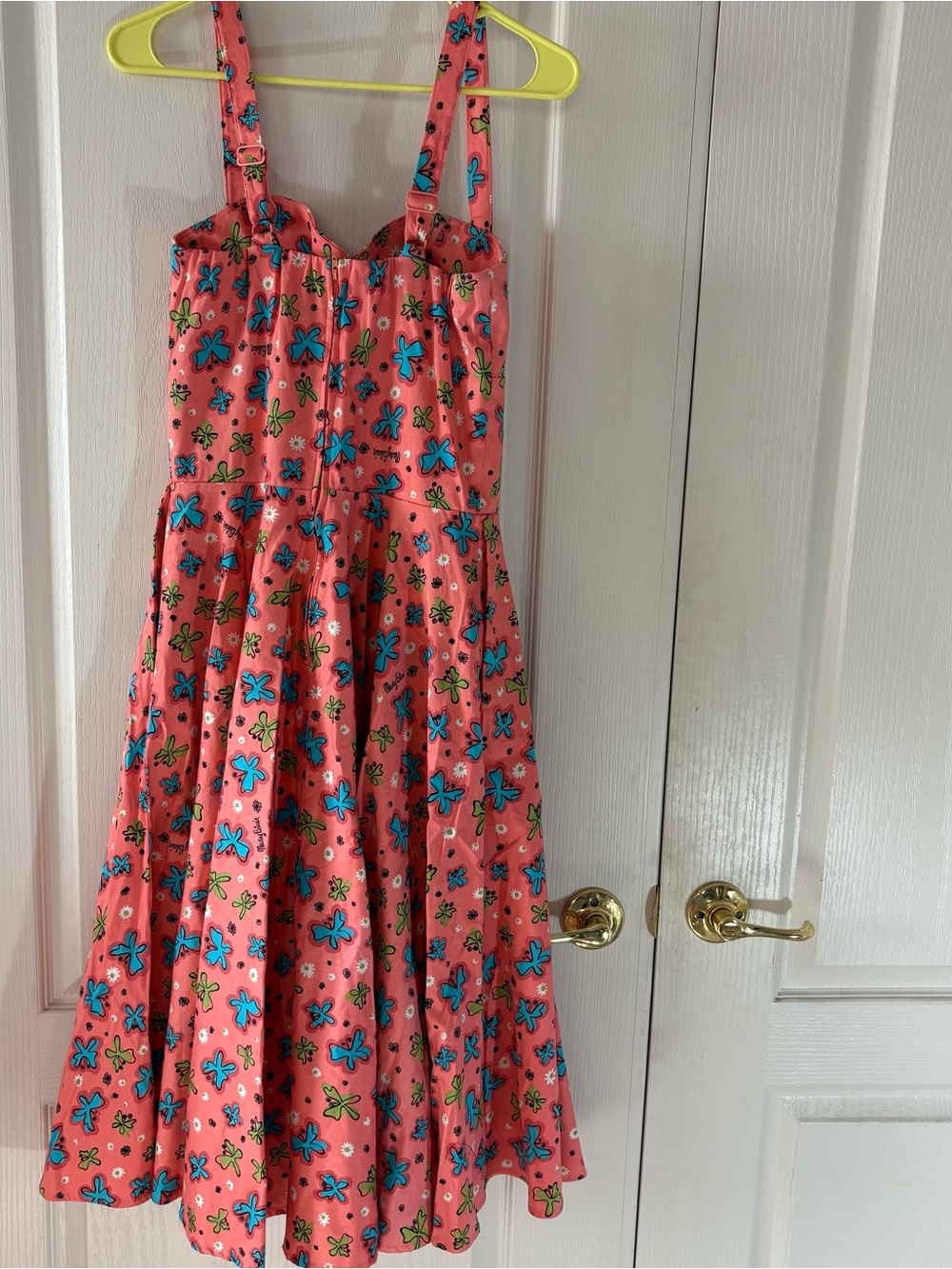 Pinup girl clothing Mary Blair butterfly dress medium - Picture 3 of 6